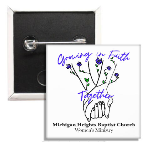 Michigan Heights Baptist Church Pin-back Button 2025 Michigan Heights Baptist Church Pin-back Button 2025