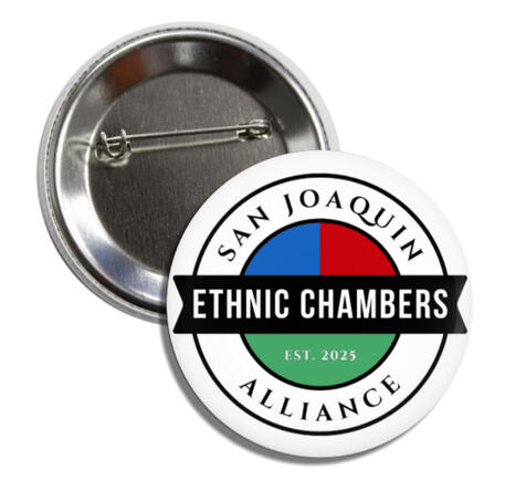 Ethnic Chambers 2.75” Pin-Back Button 2025 Ethnic Chambers 2.75” Pin-Back Button 2025